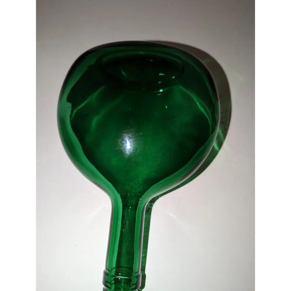 Beautiful Vintage Green Bocksbeutel Wine Bottle France Germany